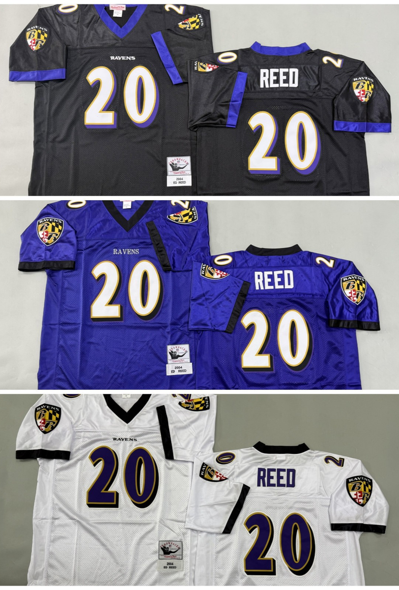VINTAGE Ed Reed #20 Ravens Sewn Stitched Jersey. | eBay
