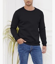mens fleece crewneck sweatshirt