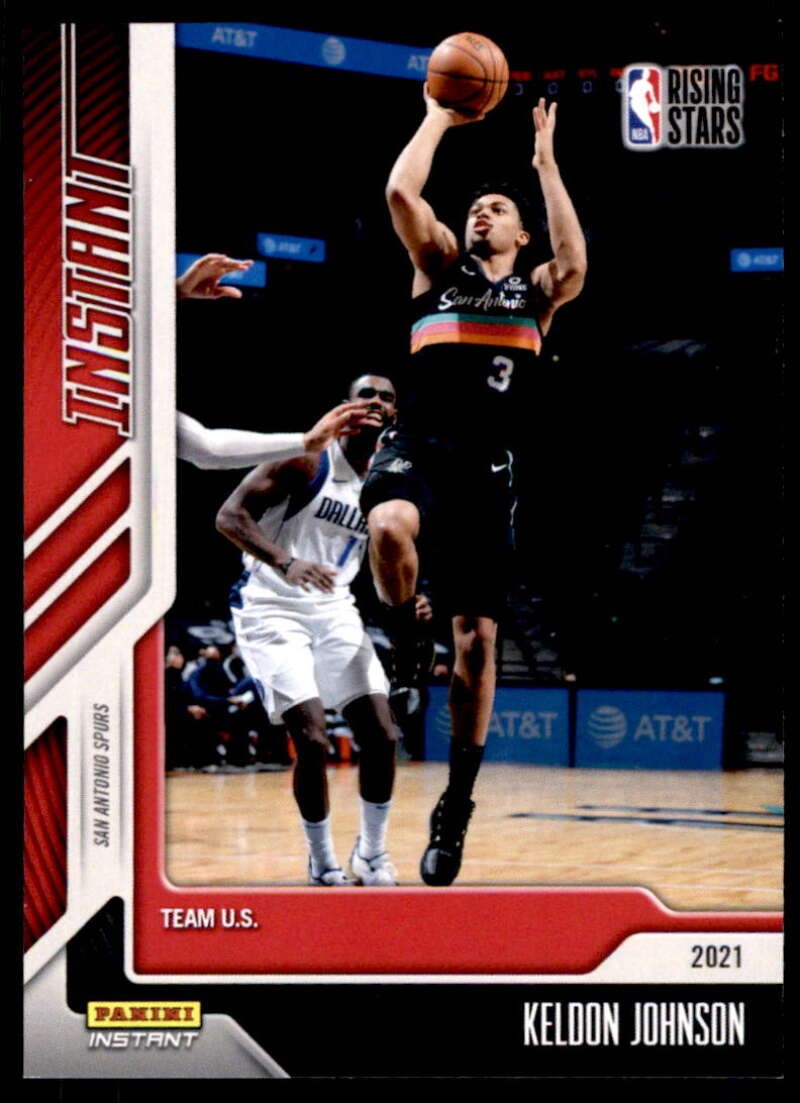 Keldon Johnson 2020-21 Panini Instant Rising Stars #3 Spurs