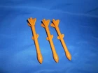 1988 GI JOE ARAH ROLLING THUNDER 3 LONG YELLOW MISSILE PART ACCESSORY