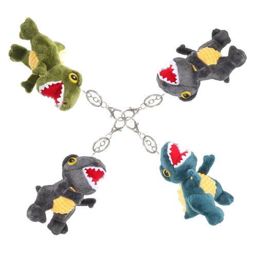 Baker Ross FX571 Porte-clés dinosaure héros - Lot de 8, kits de loisirs créatifs en mousse pour enfants