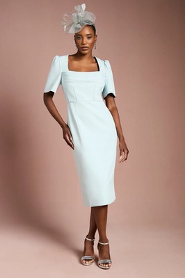 Coast Duck Egg Pencil Dress Womens Occasion Dresses