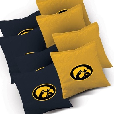 Iowa Hawkeyes Cornhole Bags Premium 6x6 16oz Corn Filled Durable Set