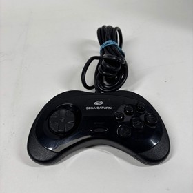 Broken Sega Saturn Model 1 Video Game Console Black MK-80000