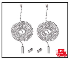 2 Pack Pull Chain String Extension with Connector for Ceiling Fan Light Fixture