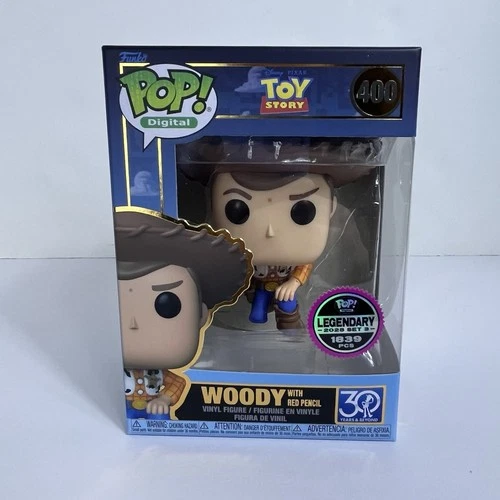 Funko Pop Digital 400 Toy Story Woody With Red Pencil LE 1839 pcs Legendary