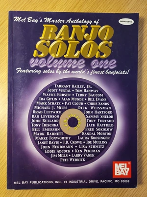 MEL BAYS MASTER ANTHOLOGY BANJO SOLOS - LIVRE DE TUTOR BANJO - LE CD MANQUE - Photo 1/4