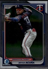 Bryan Acuna 2024 Bowman Chrome Prospects Minnesota Twins #BCP-4