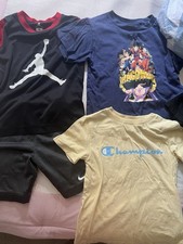 Bundle Clothes And Pants Boys Toddler t-shirts short/long Pants size 4-5T Wore