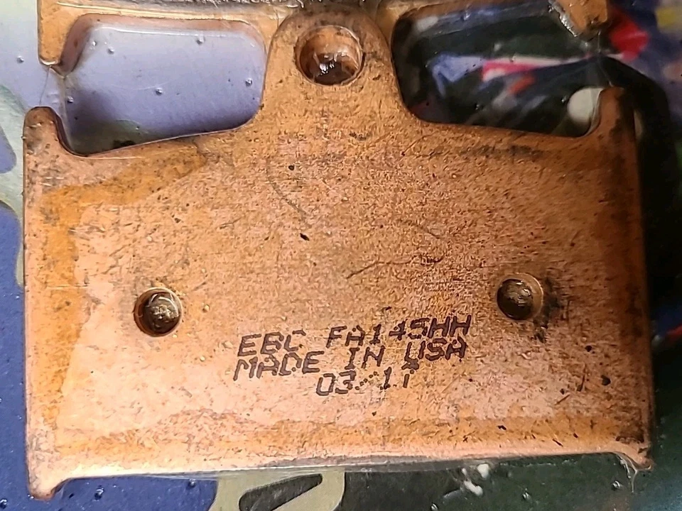 Front Brake Pads Suzuki GSXR Yamaha TZ FZR EBC FA145HH Sintered - Image 4 of 4