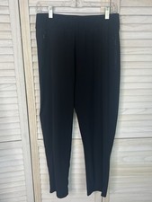 Z by Zella Pant Black Crop Pants Pull On Zip Pockets Comfort Minimalist Size M