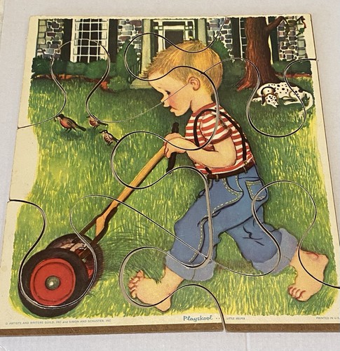 Vintage Lot of 4 Puzzle,Palyskool, Statemeyer Syndicate1958 #M - Picture 4 of 18