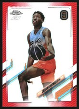 2021 Topps Chrome Overtime Elite So Bright Variations Red Jazian Gortman RC /10