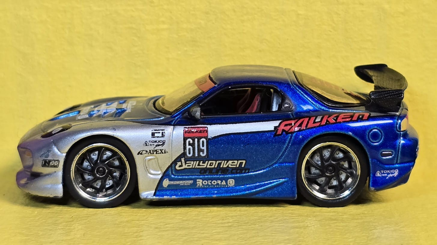 Jada Toys Diecast Import Racer Mazda RX-7, Blue, 1:64 Car 01 | eBay