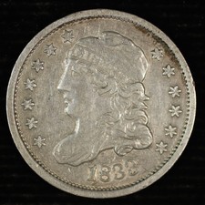 Capped Bust Half Dime. 1833 Very Fine. LM-10, V-1. Lot # 9041-82-021