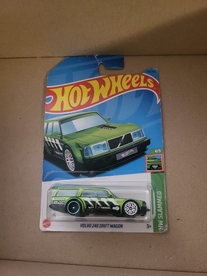 Hot Wheels Volvo 240 Drift Wagon   Green   HW Slammed Series   #245/250   New