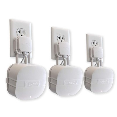 The Eero Genie for eero 6, 6+, and Mesh Wi-Fi: Wall Mount Outlet Holder Stand...