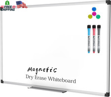 Xboard Magnetic Dry Erase Board/Whiteboard, 36 X 24 Inches Double Sided White Bo