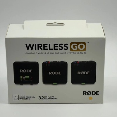 New Rode Wireless Go Gen 3 20Hz - 20kHz Wireless Microphone WIGOGEN3
