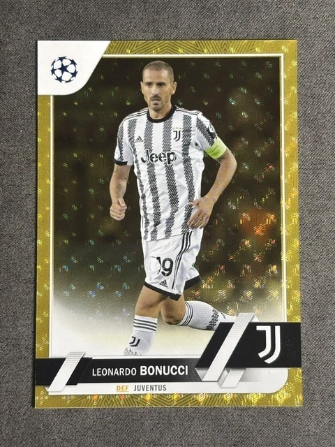 Leonardo Bonucci 1/1 Foilfractor Juventus Italy Potential PSA 10 Topps UCC 22-23