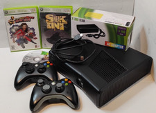 Microsoft Xbox 360 S 320GB 1439, 2 OEM Controllers, 3 Games, NEW Power Block