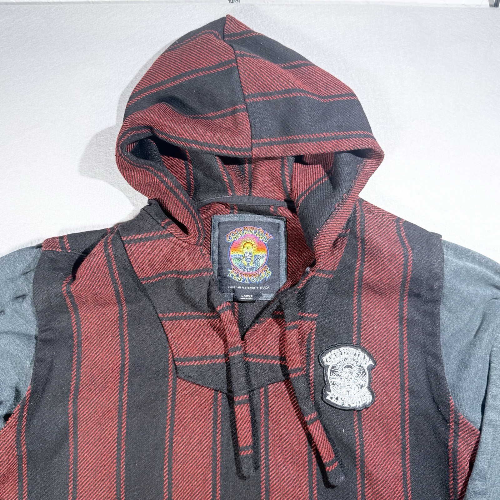 Christian Fletcher x RVCA Color Block Stripe Surfer … - Gem