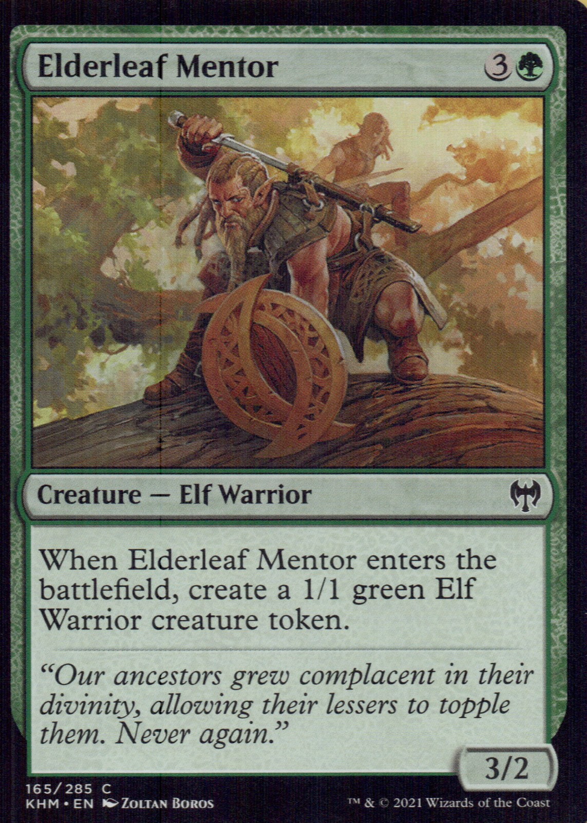 Kaldheim #165 Elderleaf Mentor