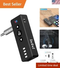 Wireless Bluetooth 5.4 Receiver Transmitter with TF Card Support for Home & Car