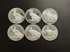 SilverTowne Mint 1 oz Rounds.999 Silver Bullion. Lot of 6