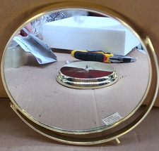 Amazon Basics Round Dressing Table Mirror 1X / 5X Magnification • Double-Sided