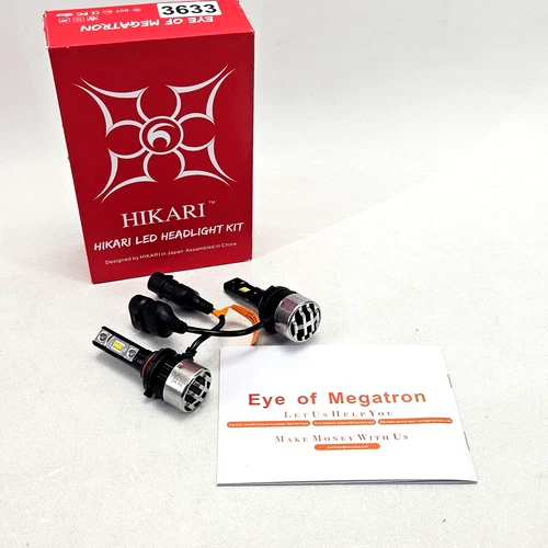 Hikari Eye Of Megatron LED Headlights R3-9005 Open Box