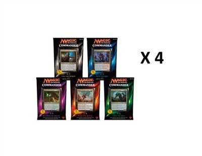 Sealed Commander 2015 Set of 5 Master Case - C15 Magic MTG -Kid Icarus-