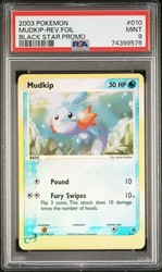 Mudkip 010 Black Star Promo Reverse Holo