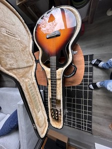 Tacoma Chief cm28c Pre Fender Sunburst Rare Acoustic Electric Needs Bridge Done