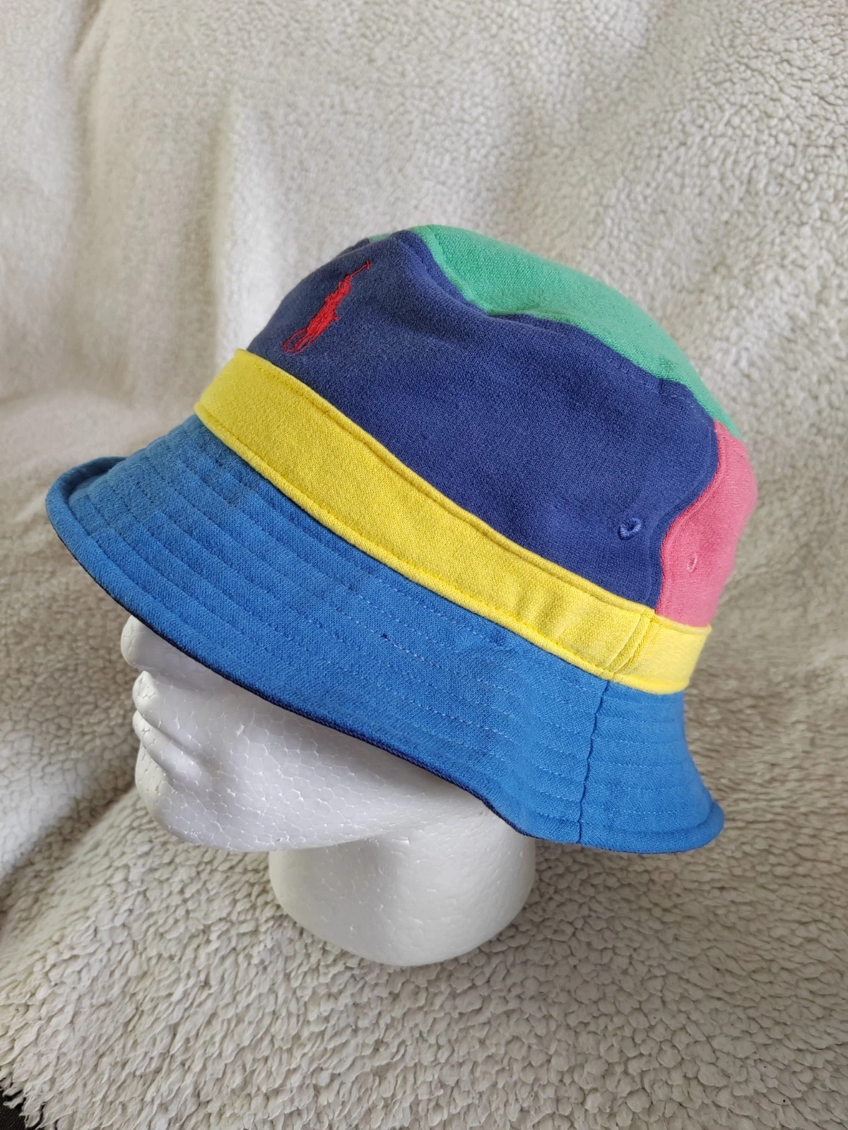Polo Ralph Lauren Men's Twill Cotton Colorblock Bucket Hat Festival Size L/XL
Opens in a new window