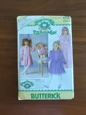 NEW Butterick 4151 Cabbage Patch Kids Children's Dress Patterns Size 5-6 UNCUT