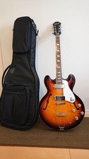 Guitarra Eléctrica Acústica Epiphone Casino VS 2006 Sunburst con Estuche Blando