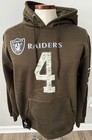 NWT NFL RAIDERS NIKE ON FIELD SALUTE TO SERVICE CARR HOODIE OD Green Size 2XL