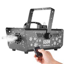 Snow Machine, 650W Wireless Remote Control Snow Maker Machine with 1L Tank High