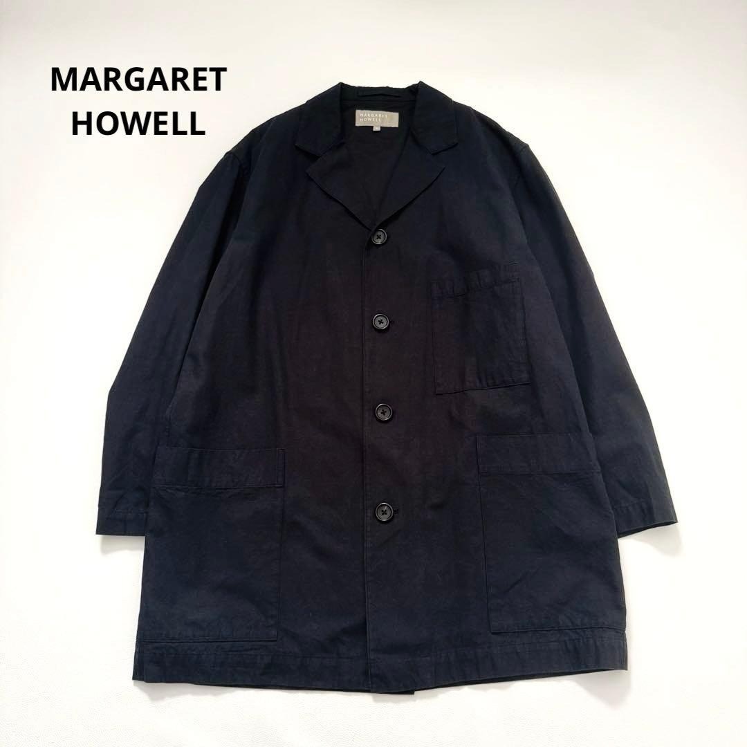 MARGARET HOWELL MHL Cotton Linen Work Jacket Coverall Blouson