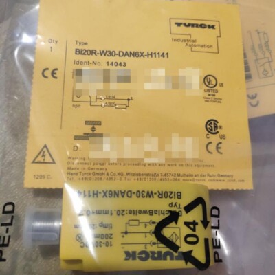 1PZ Sensore Di Prossimità Turck BI20R-W30-DAN6X-H1141 – Nuovo E Compatibile