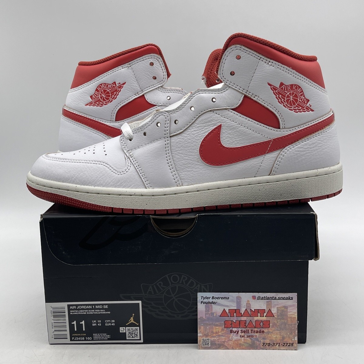 air jordan 1 mid size 43