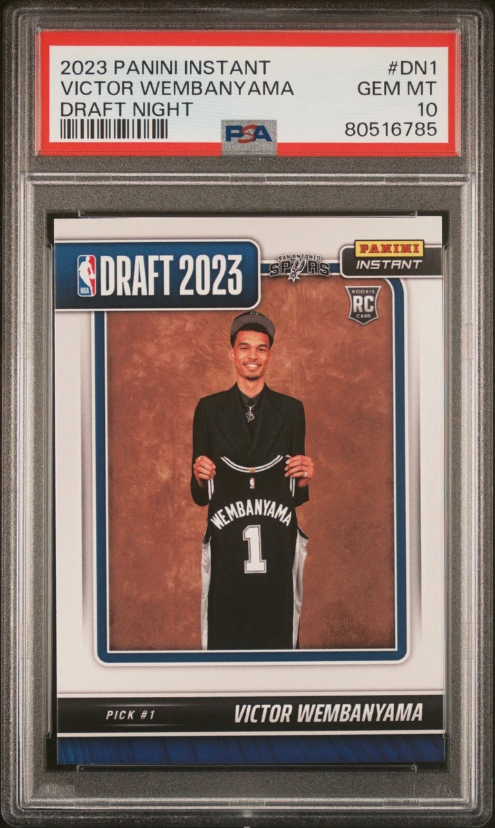 2023 PANINI INSTANT DRAFT NIGHT VICTOR WEMBANYAMA #DN1 ROOKIE RC 