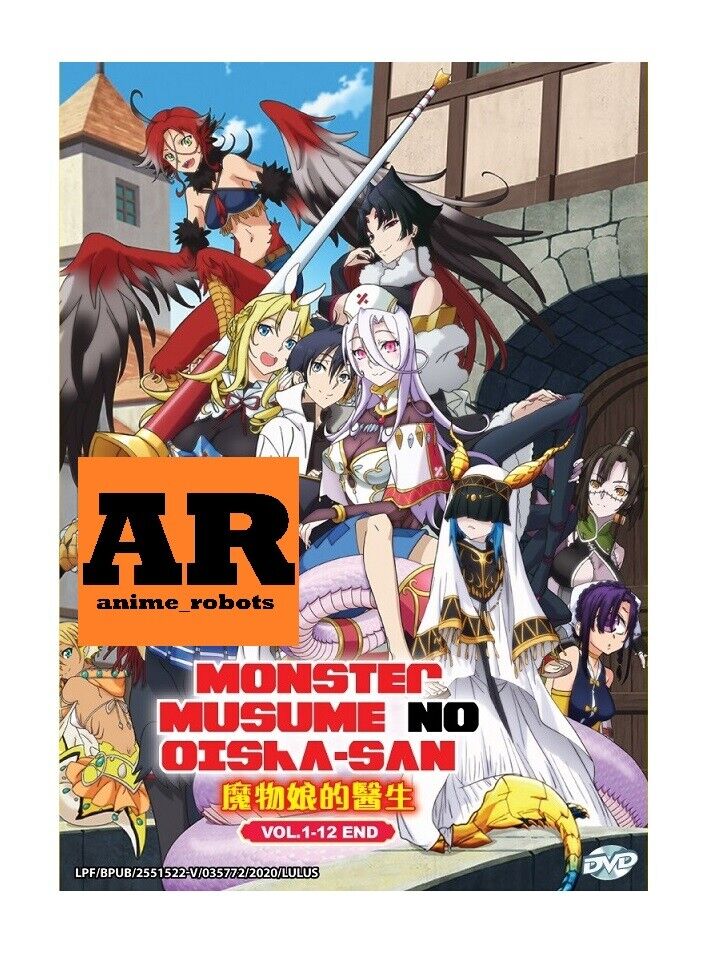 English dubbed of Monster Musume No Oisha-san (1-12End) Anime DVD Region 0