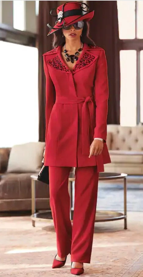 holiday pant suit women