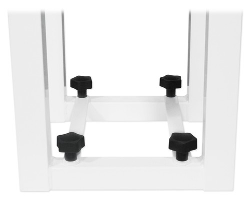 2 Rockville Rock Beam DC DJ Stage Pro Moving Head Lights+8 ft White Totem Stands - Picture 11 of 12