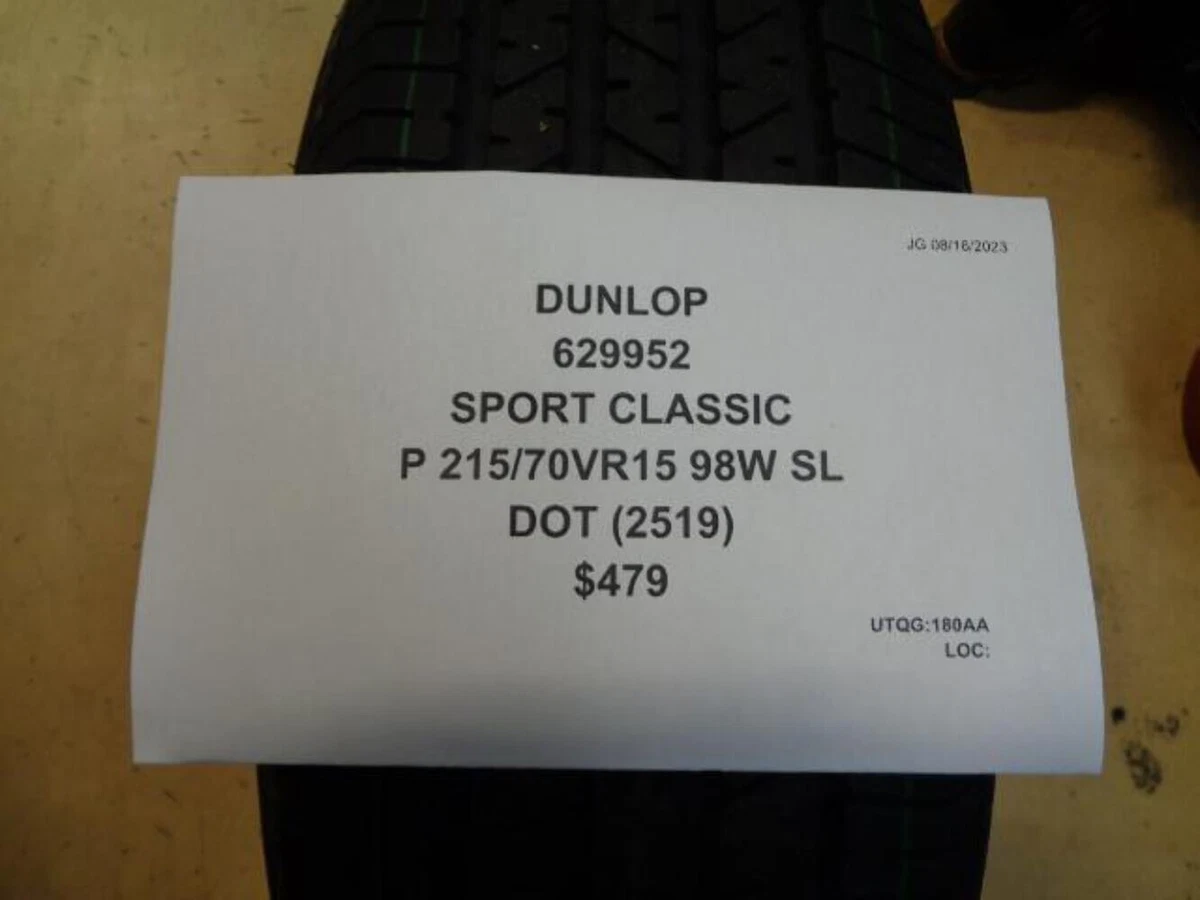 Dunlop 215/70/15 Car & Truck Tires for sale | eBay