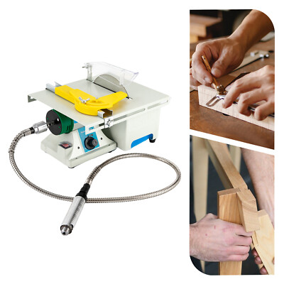 Mini Table Grinder Gem Grinding Polishing Machine Rock Saw Jewelry Lapidary 750W