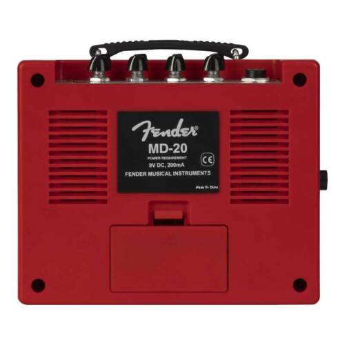 Guitar Amp, Fender Mini Deluxe, Red - Picture 3 of 4
