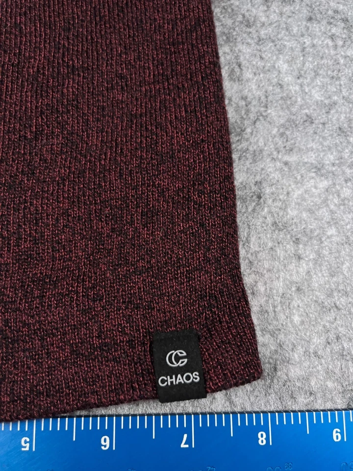 Chaos Beanie Toque Adulto Talla Única Rojo Tejido 100% Acrílico Nieve Esquí Snowboard Patín Foto 2 de 4